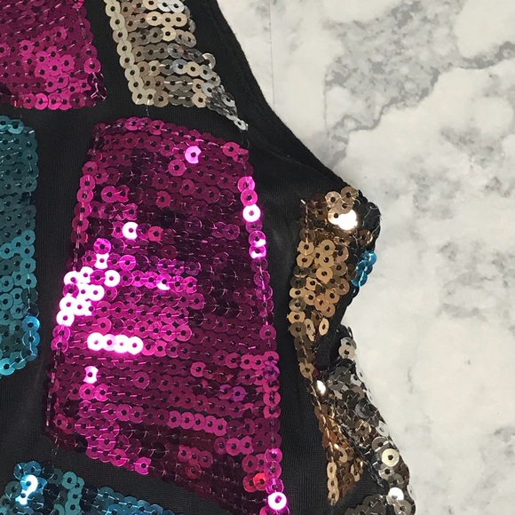 Pippa & Julie Multi-color Sequined Sheath Dress - Picture 5 of 6